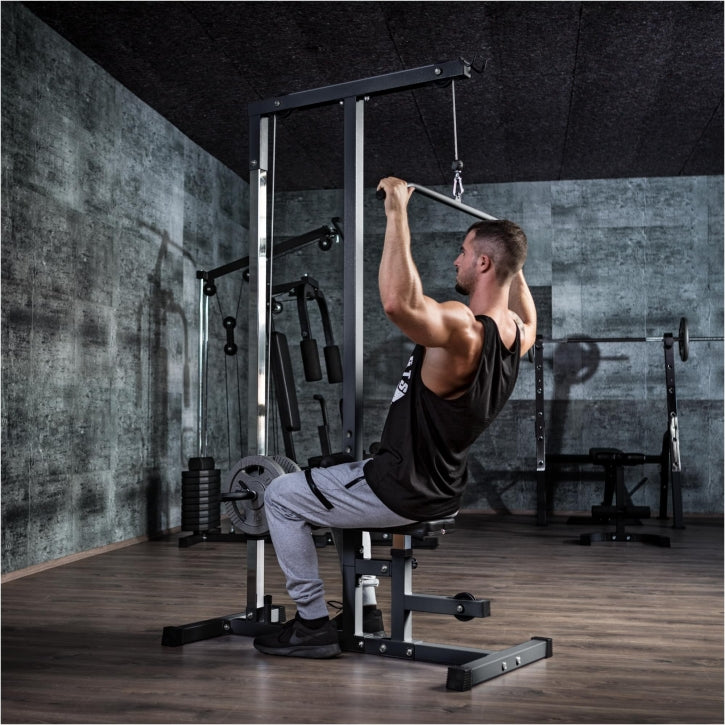 Ylätalja kaapelilaite musta 30mm