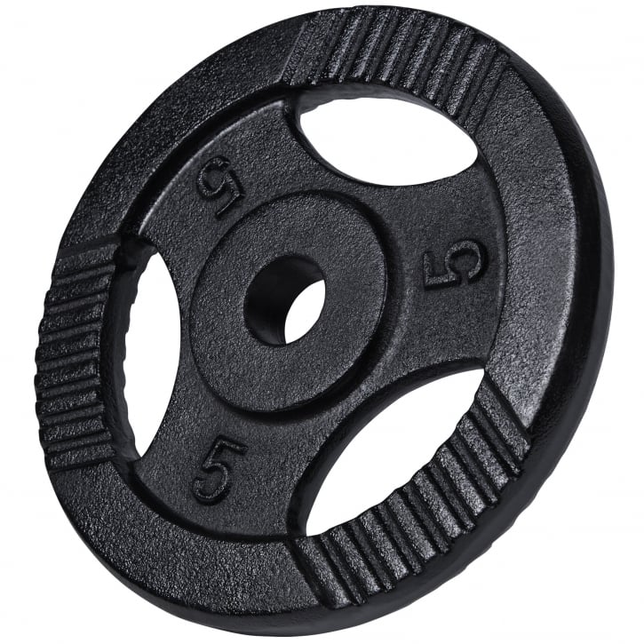 Viktskivor TRIGRIP Black 2x10kg 2x5kg