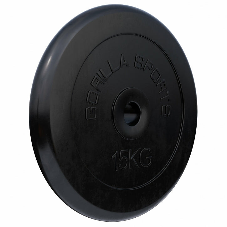 Viktskivor GUMMI Gjutjärn 1,25–25kg