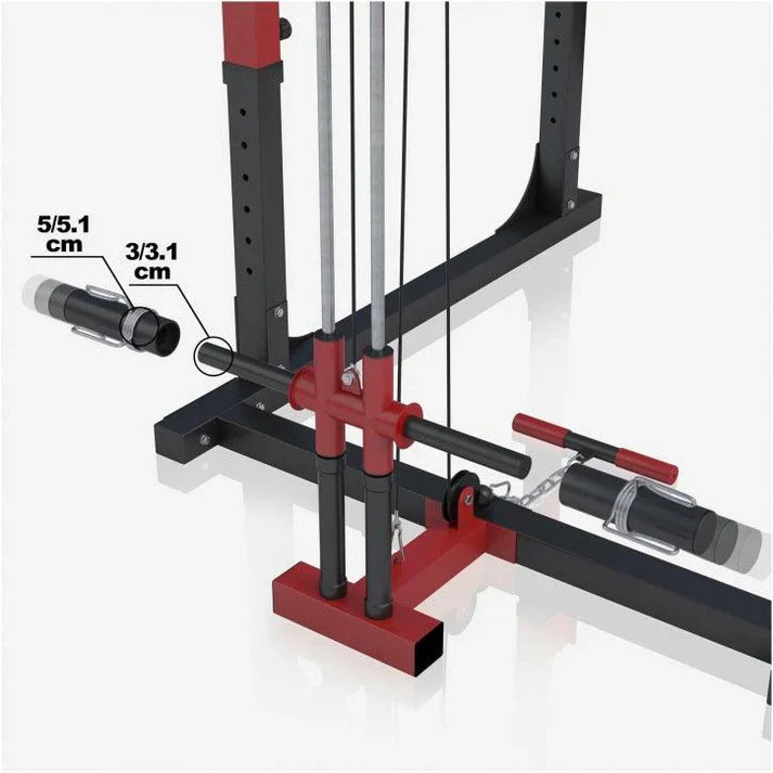 Power Rack Cage Ink kabelstation