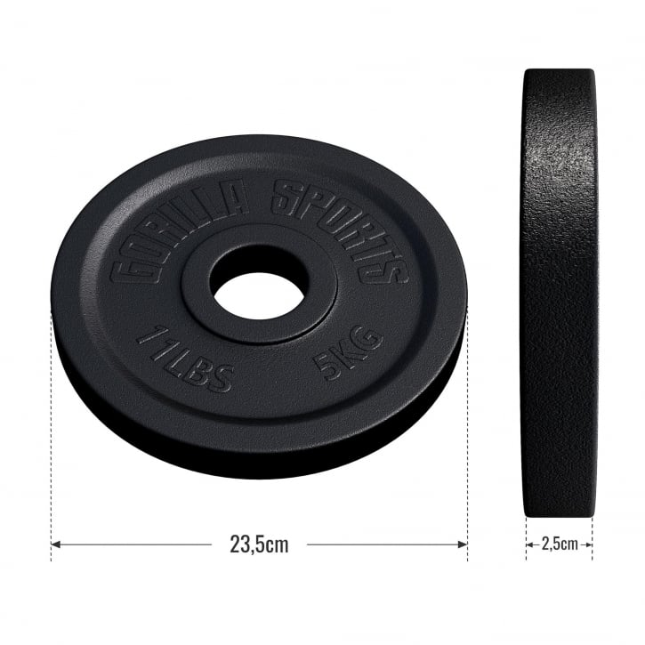 Viktskivor OLYMPIA 51mm 6x5kg