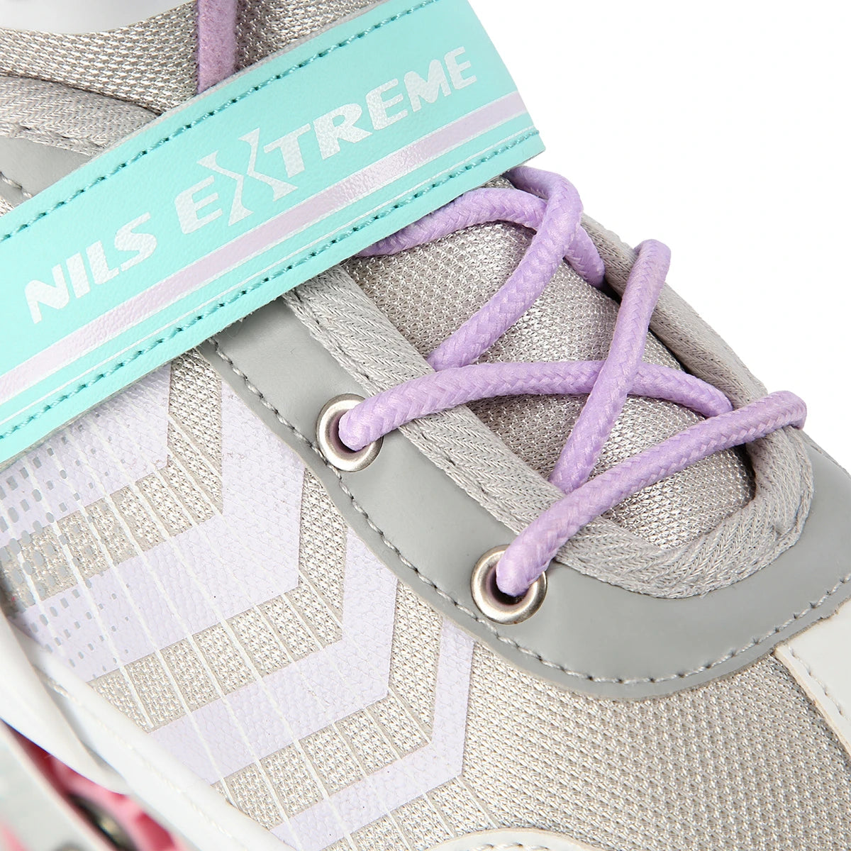 4in1 (rullaluistimet) NILS EXTREME NH18192, pinkki-minttu, L