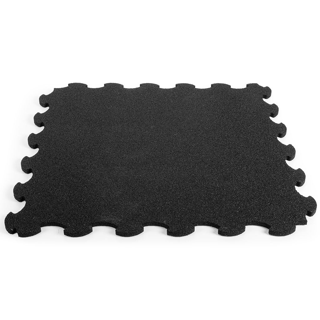 Interlocking Mat Pro Gummi 102,7 x 102,7 x 2,2 cm , svart - Gymstick