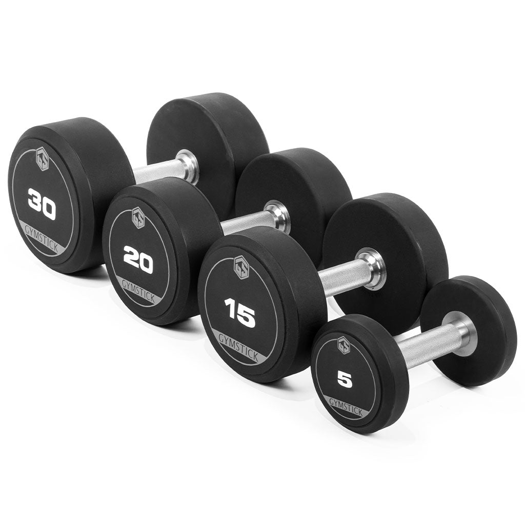 Pro TPU-hantel 10 kg - Enkel - Gymstick