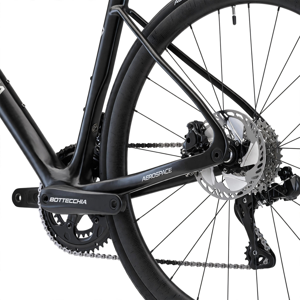 Maantiepyörä BOTTECCHIA Aerospace - Ultegra Di2 24s - B1 Nero Lucido