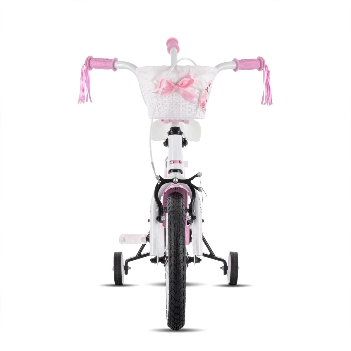Lasten pyörä TABOU Miss, 16" pinkki-valkoinen