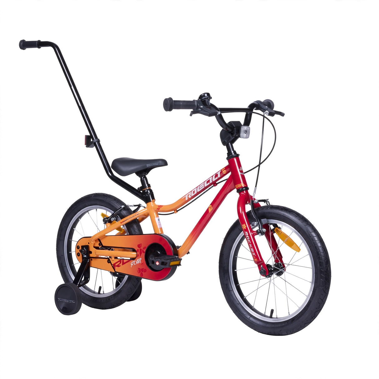 Lastenpyörä TABOU Rocket FR, 14" puna-keltainen