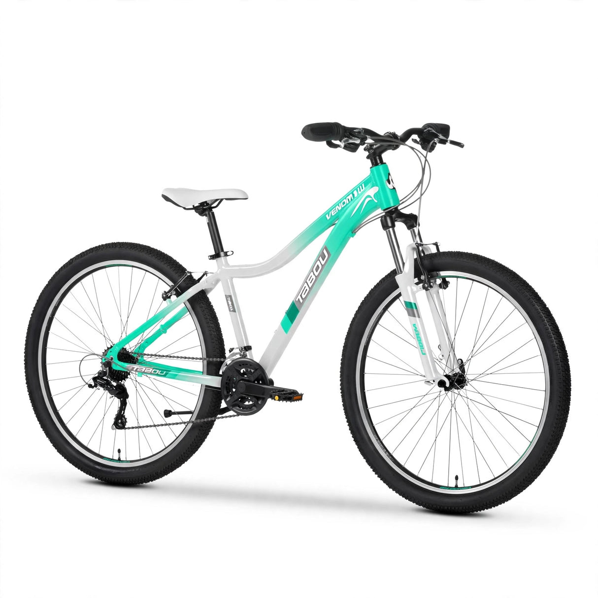 Fritidscykel för ungdomar TABOU Venom 1.0 W, 27,5" 17" M, mint-vit