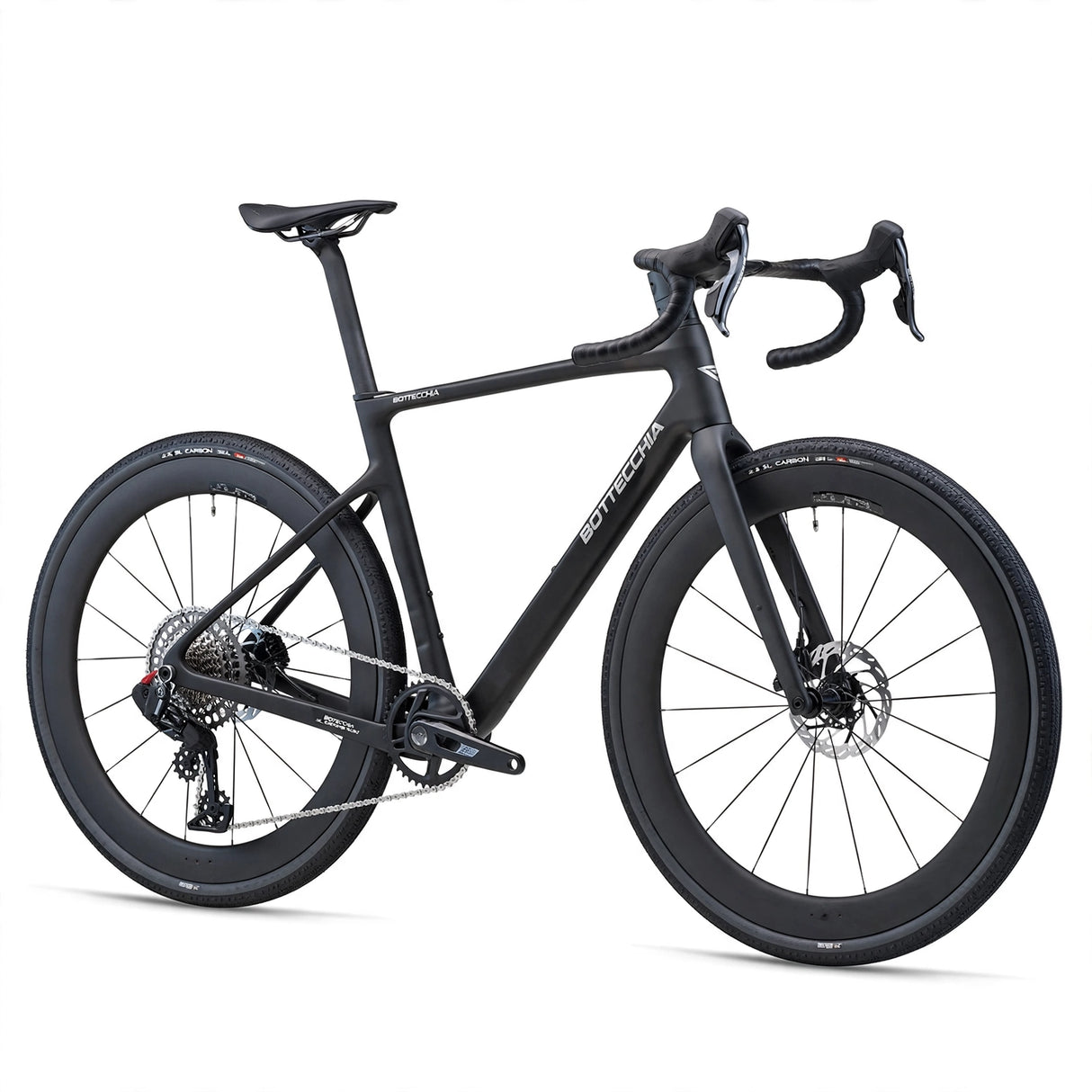 Gravelpyörä BOTTECCHIA Gravel SL - GRX825 Di2 24v - C9 Matt Carbon