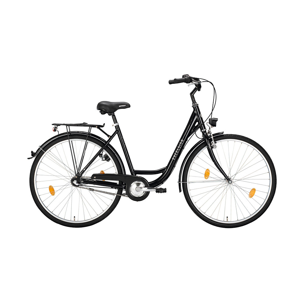 Damcykel EXCELSIOR Road Cruiser Alu, 28", 3vxl, svart
