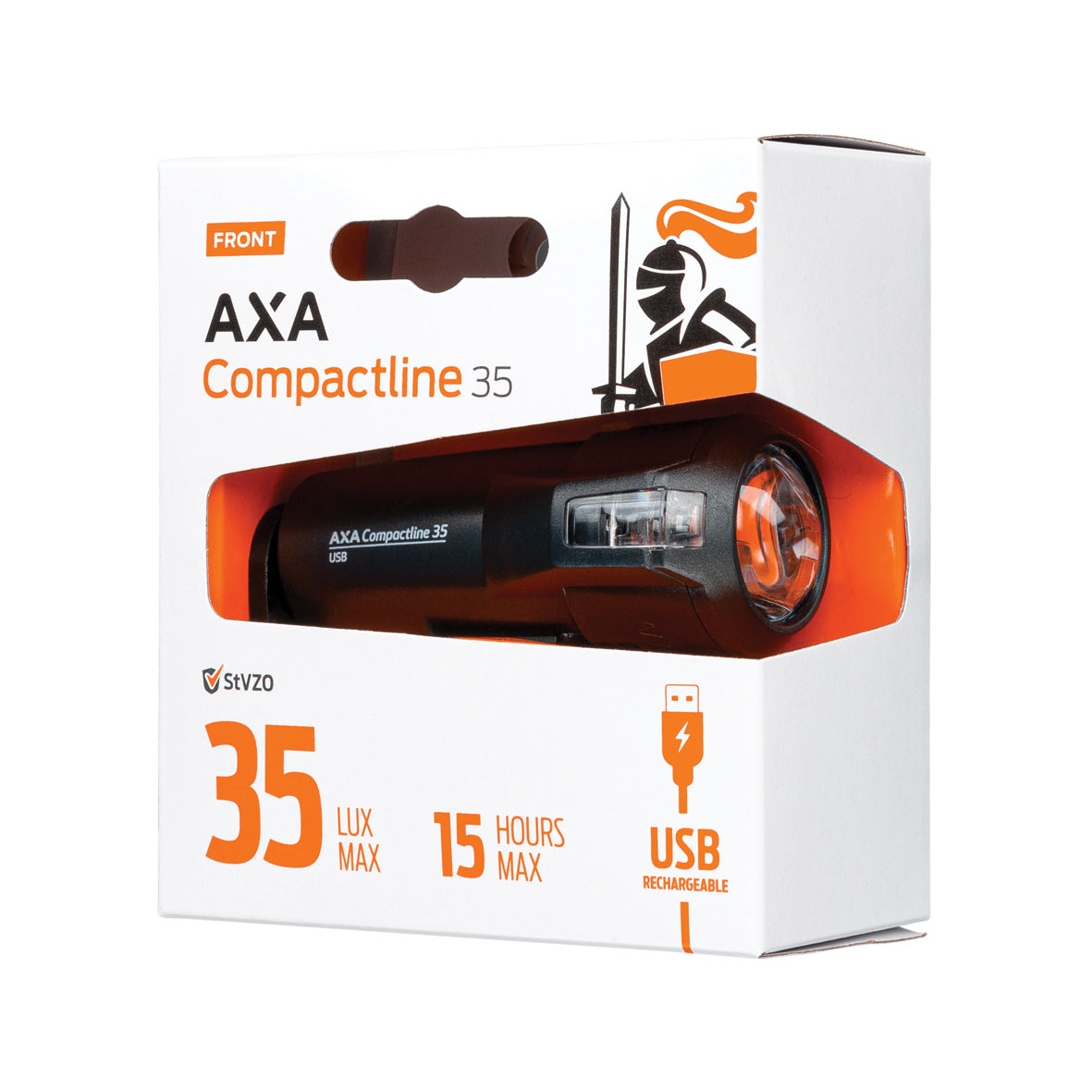 Strålkastare AXA COMPACT LINE BATTERY 35
