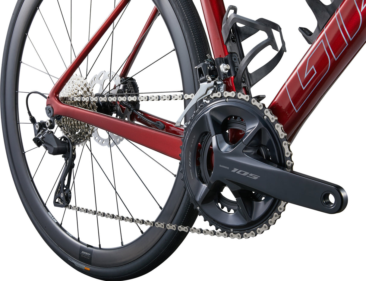 Maantiepyörä GIANT Defy Advanced Pro 2, Carbon/Sangria