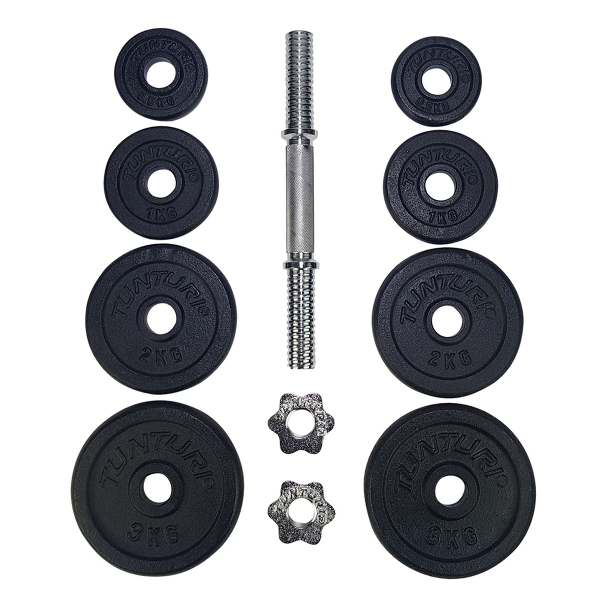 Hantel TUNTURI Hantelset 15kg, skruv
