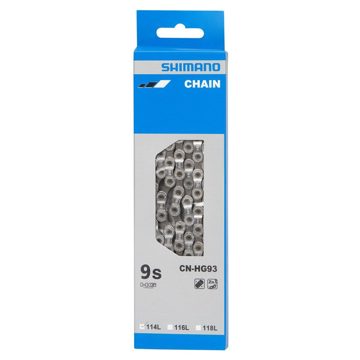 Ketju Shimano Ketju 114 lenkkiä CN-HG93 9-vaihteinen
