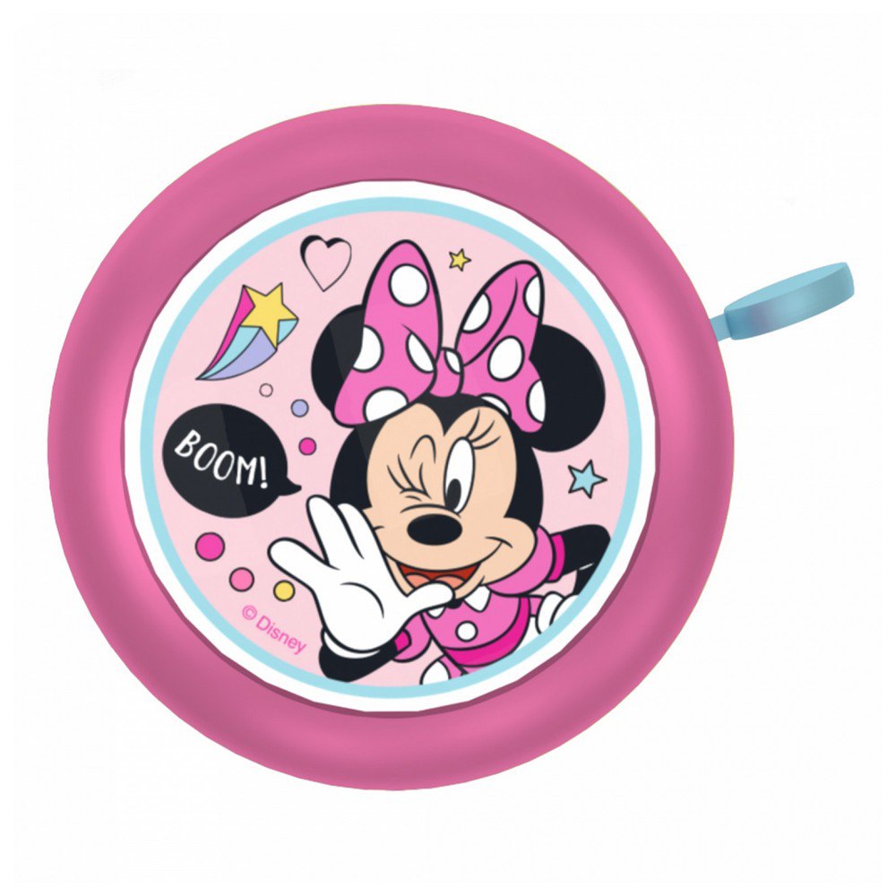 Cykelklocka Minnie, rosa