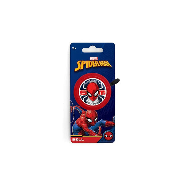 Cykelklocka Spiderman, röd