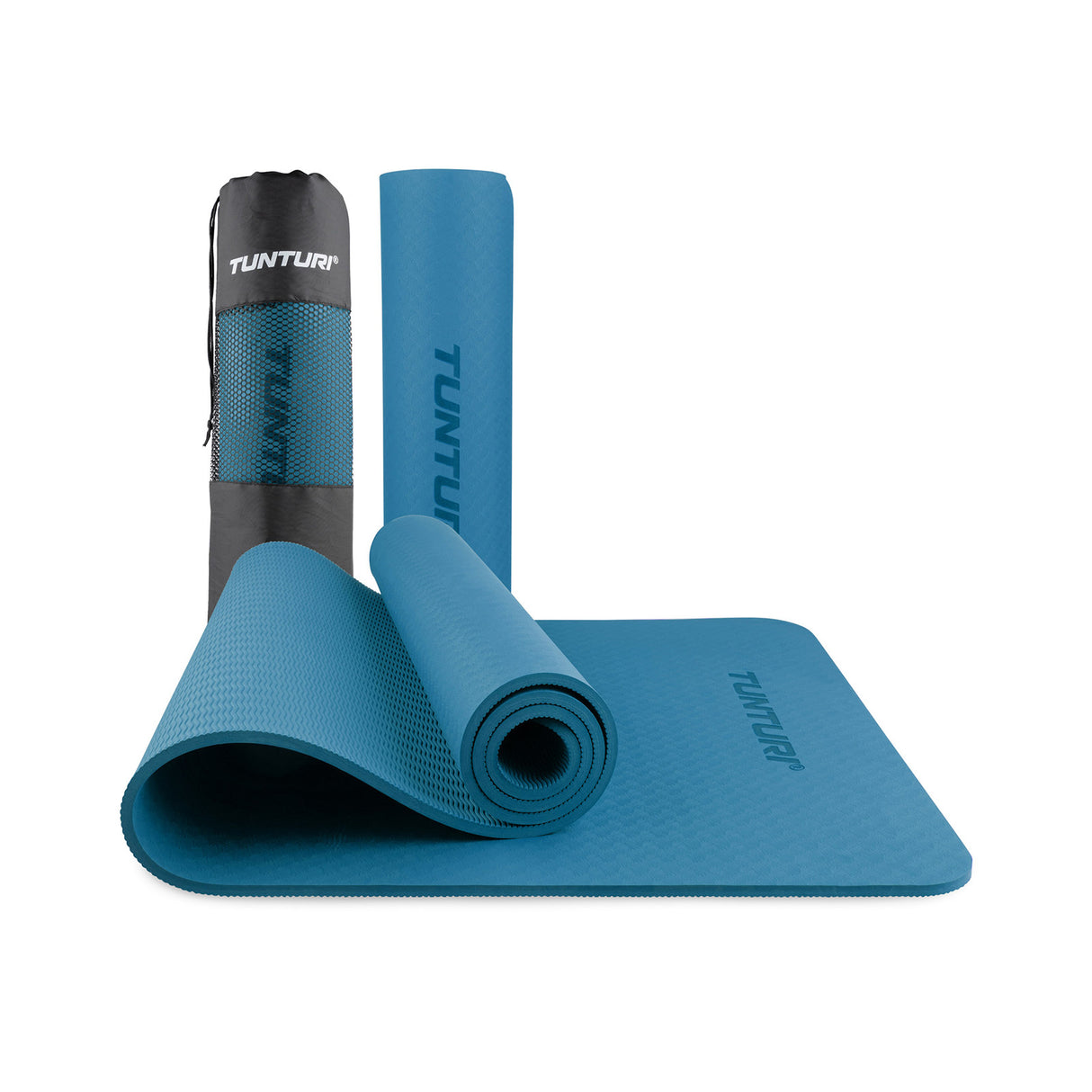 Yogamatta Tunturi Yogamat 8mm, Petrol Blue