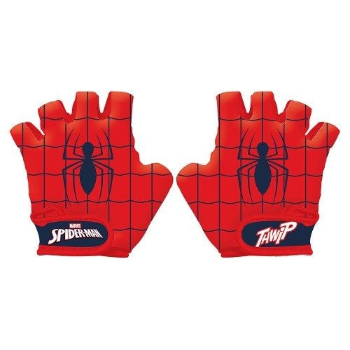 Spiderman-hanskat, punaiset