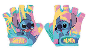 Lasten käsineet Stitch, vaaleanpunainen-sininen