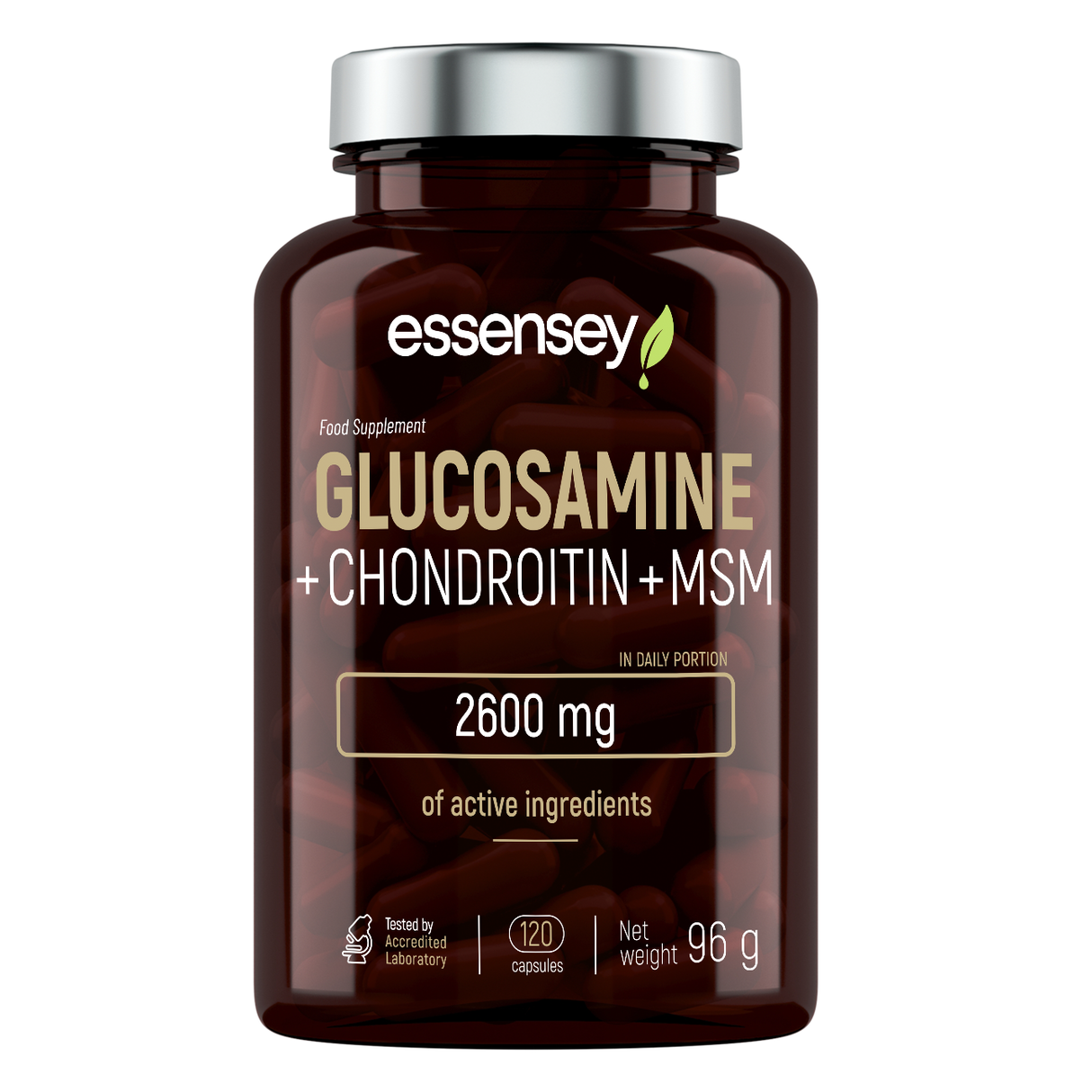 Mineral Kapslar TREC ESSENSEY GLUCOSAMINE+CHONDROITIN+MSM 120 kapslar