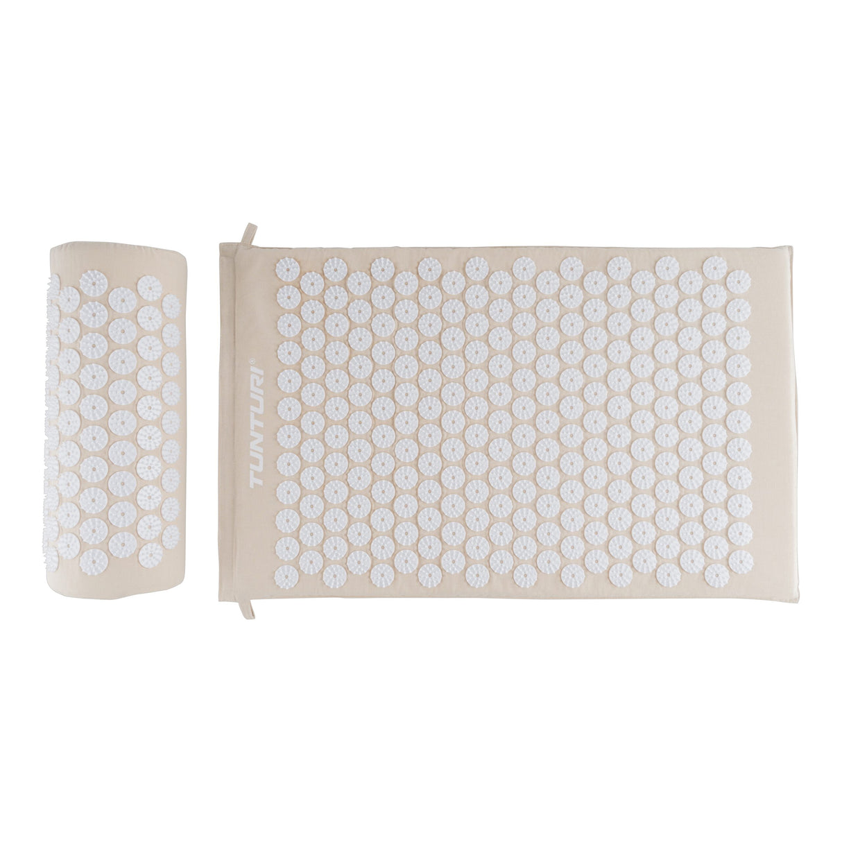 Point massage matta och kudde Tunturi Akupressurmadrass och kudde, Beige