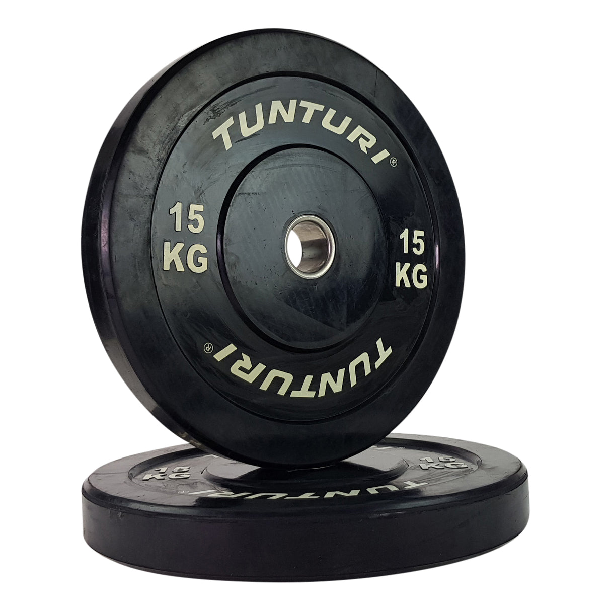 Viktplatta TUNTURI Training Bumper Plate, 50 mm, 15 kg