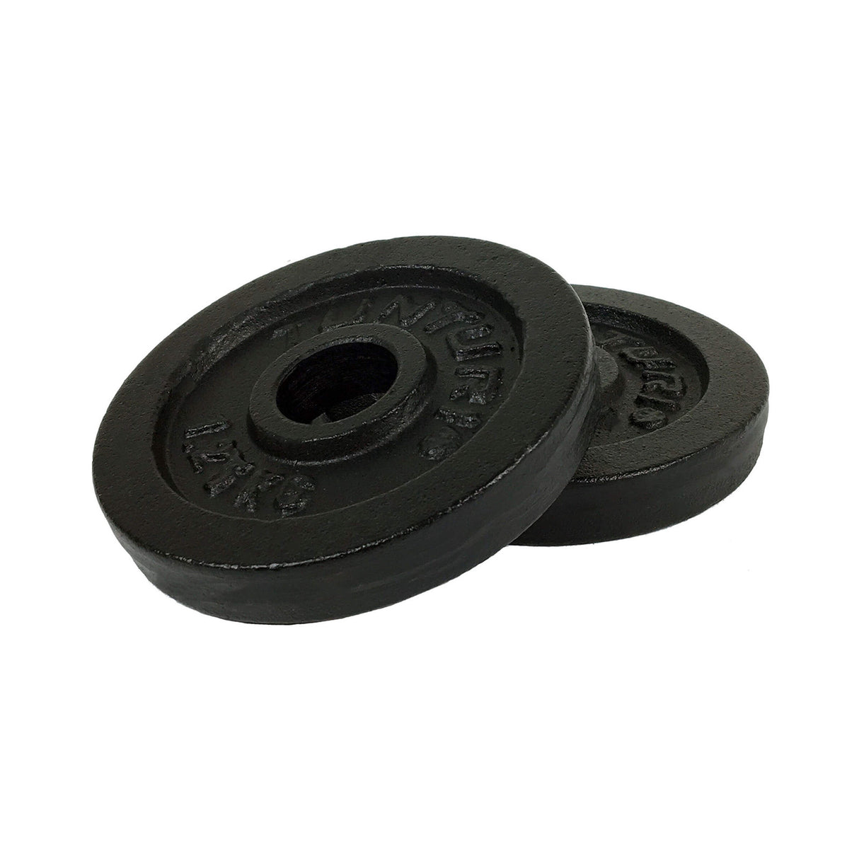 Levypainot TUNTURI Plates Black, 30 mm, 0.5kg