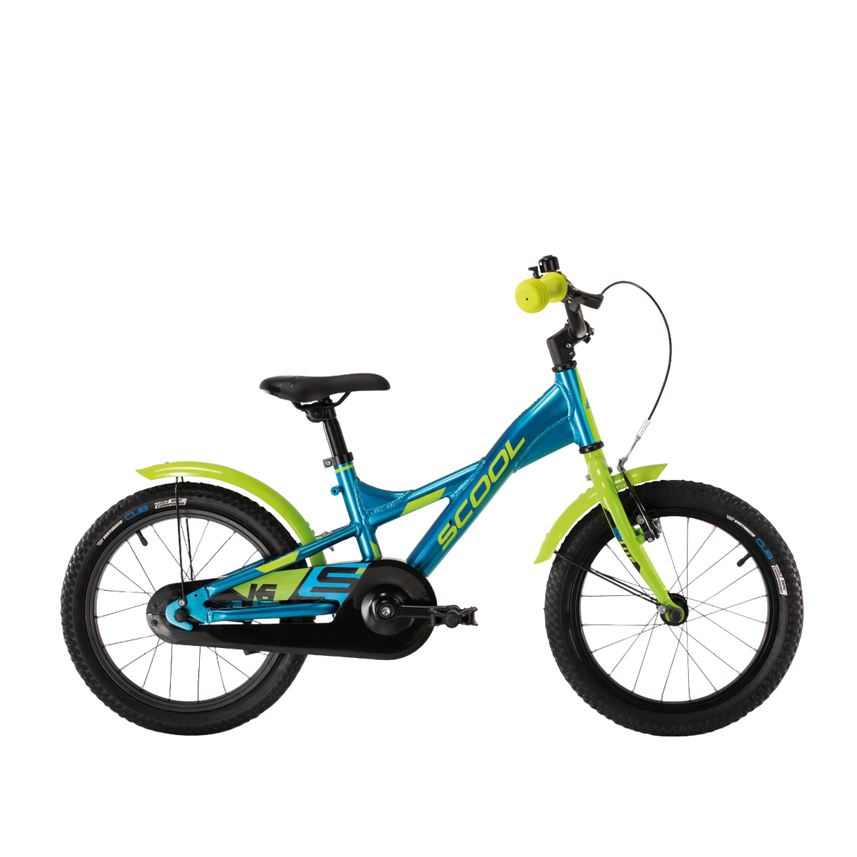 Lastenpyörä S´COOL XXlite, 16" sininen/vihreä