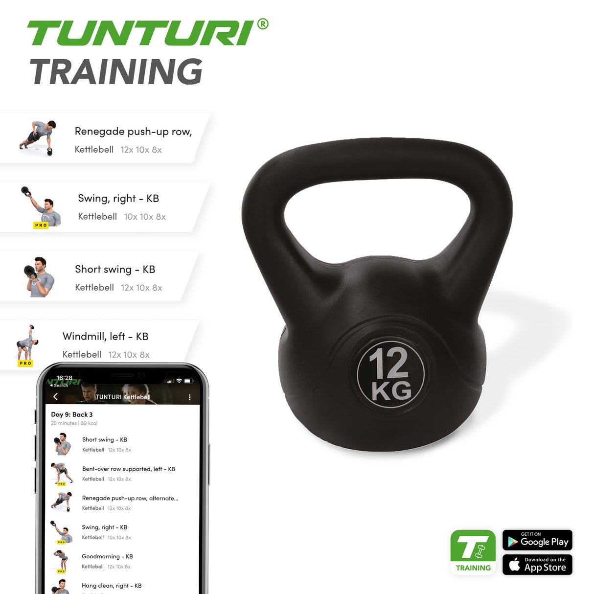 TUNTURI PE Kahvakuula 12kg