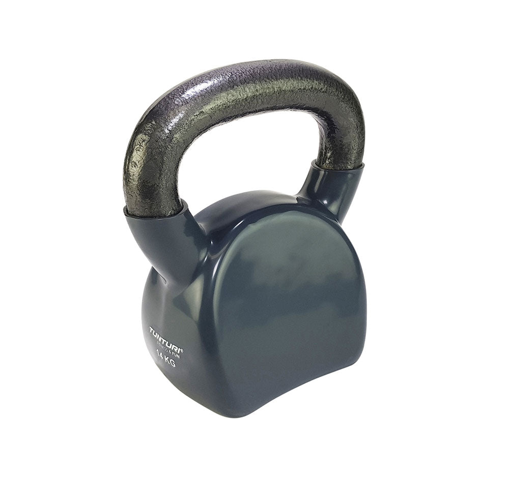 Kettlebell TUNTURI Vinyyli 14 kg, harmaa