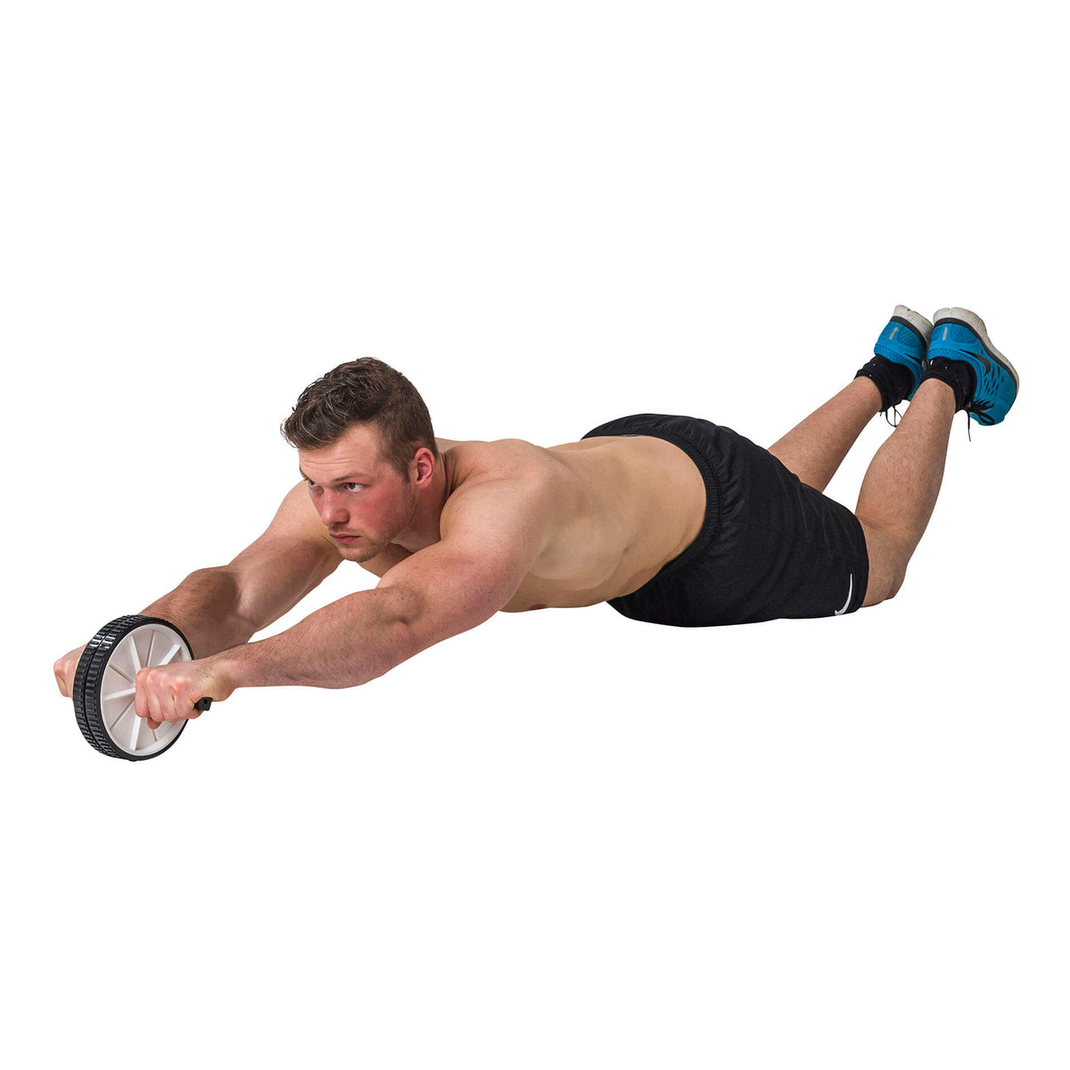 Magträningshjul TUNTURI Double Exercise Wheel