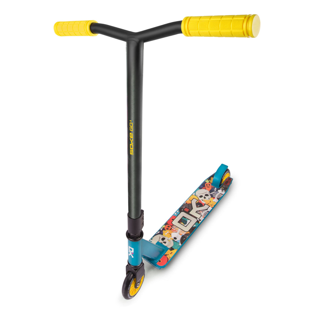 Stuntscooter SOKE GO! blå-gul