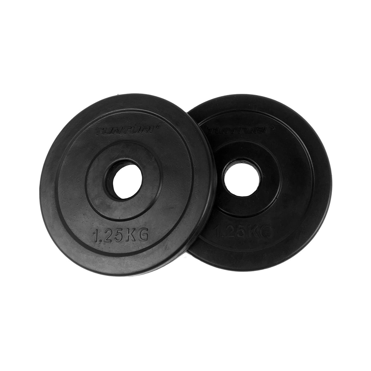 Viktplattor TUNTURI Rubber Plates, 30 mm, 1.25 kg