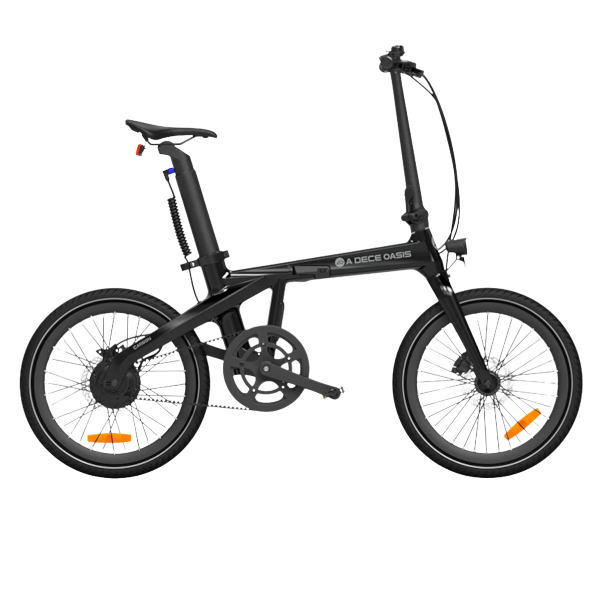 Elcykel ADO A20 Carbon, Svart