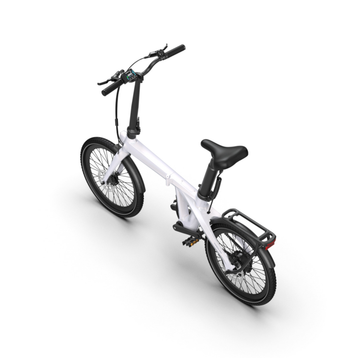 Kokoontaitettava sähköpyörä ADO Air Carbon PRO, Valkoinen
