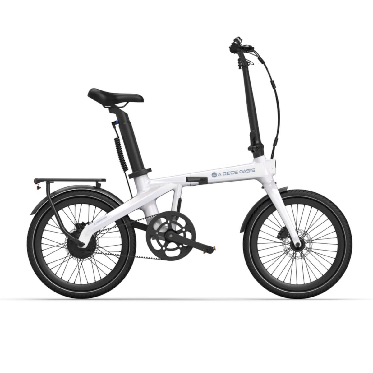 Kokoontaitettava sähköpyörä ADO Air Carbon PRO, Valkoinen