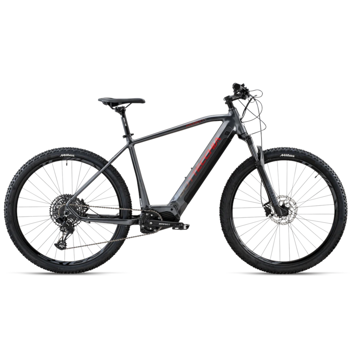 Elcykel BOTTECCHIA BE51 Hydron, C91 Antracit/Röd