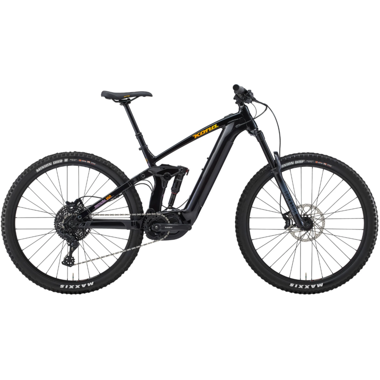Elcykel KONA Remote 160, 29" Gloss Metallic (Black)