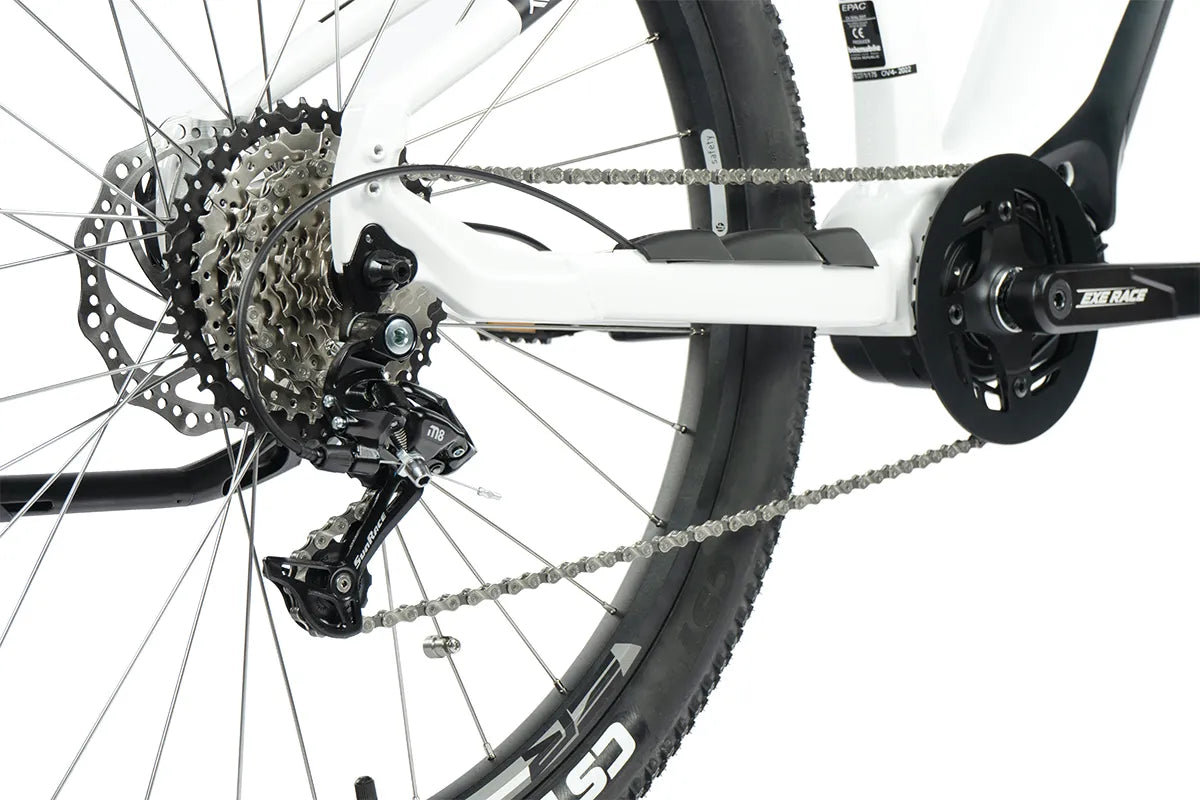 Elcykel LEADER FOX Swan 27.5" Herr, Vit