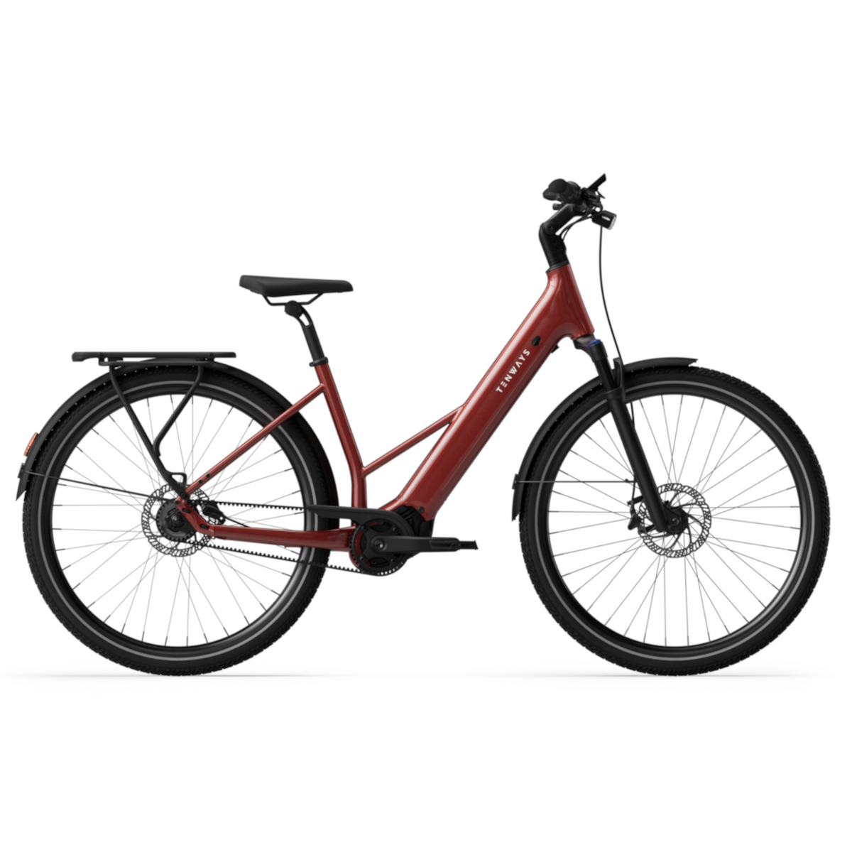 Elcykel TENWAYS Ago Air Belt, Velvet Red