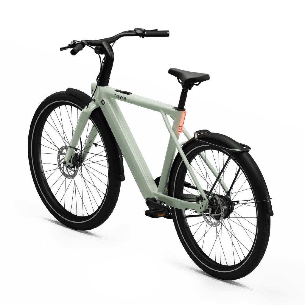 Sähköpyörä TENWAYS CGO009, Sage Green