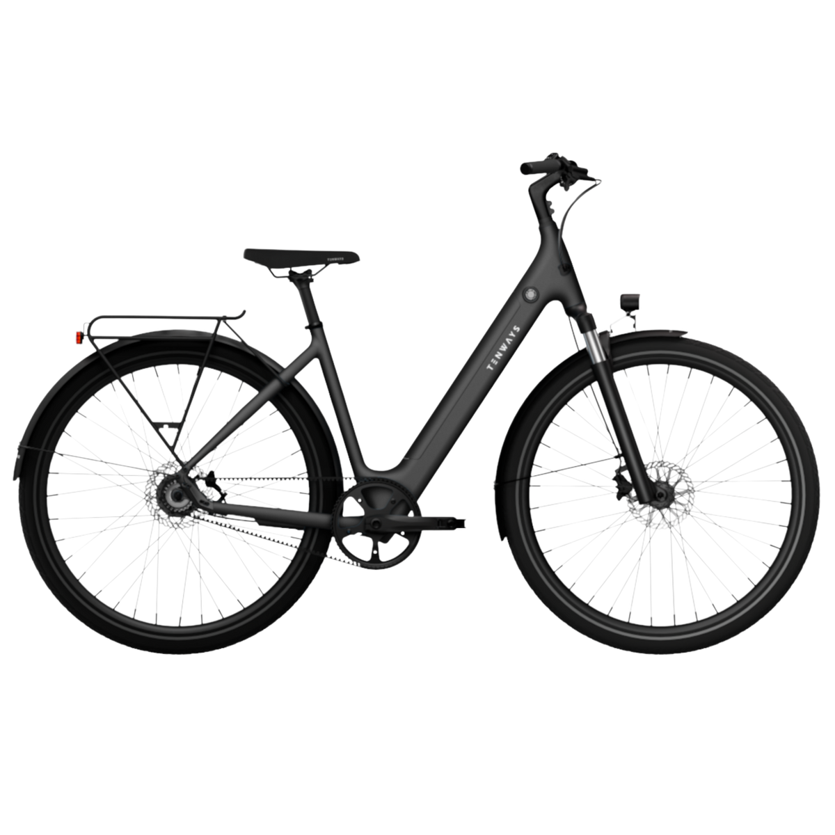 Sähköpyörä TENWAYS CGO800S, Midnight Black