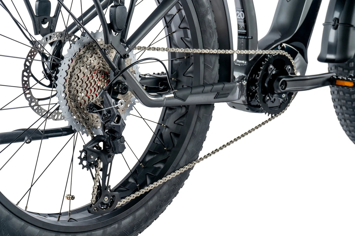 El-fatbike LEADER FOX Brasa 26": Grå