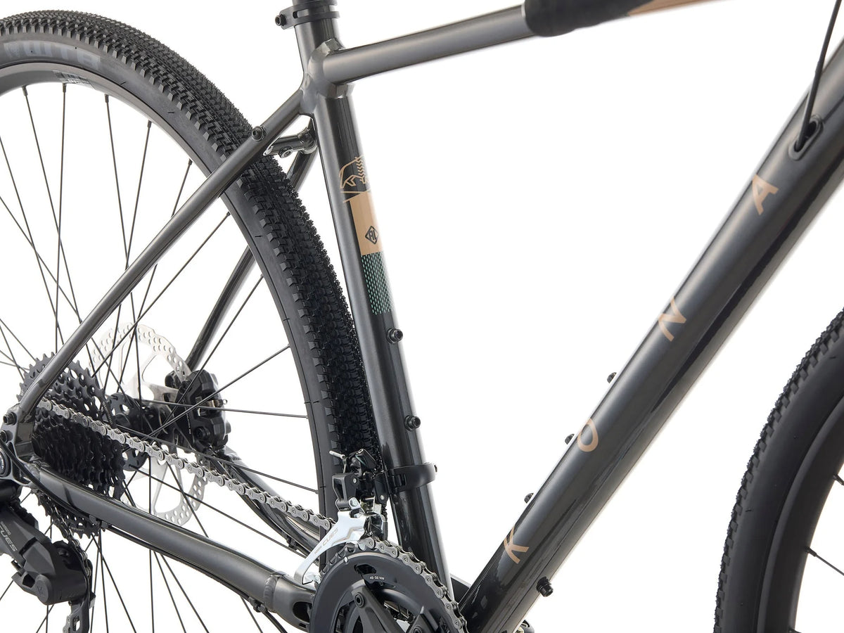 Gravelpyörä KONA Libre (2026) Gloss Metallic Charcoal
