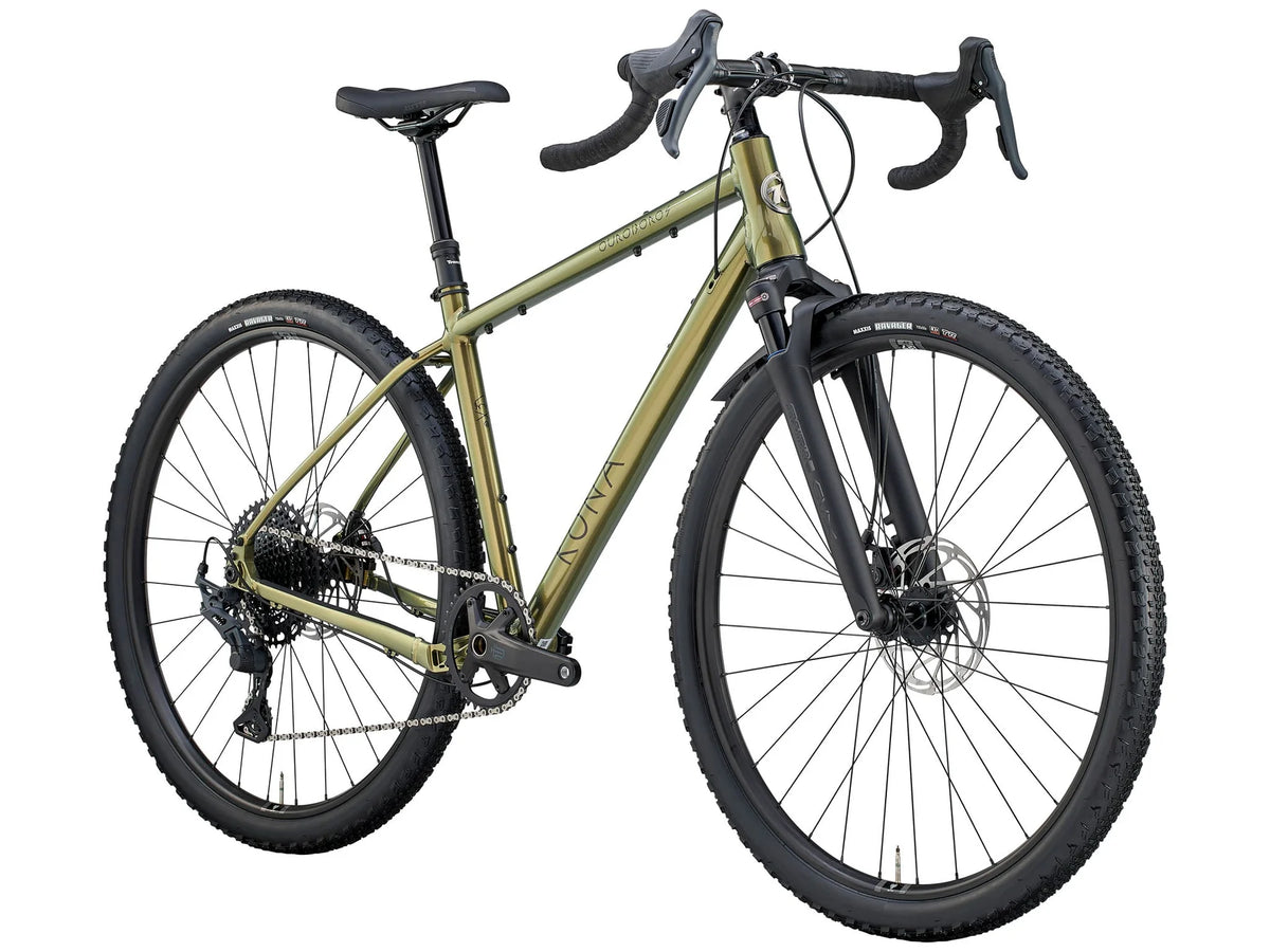 Gravelpyörä KONA Ouroboros AL, Gloss Metallic Turismo Olive (vihreä)