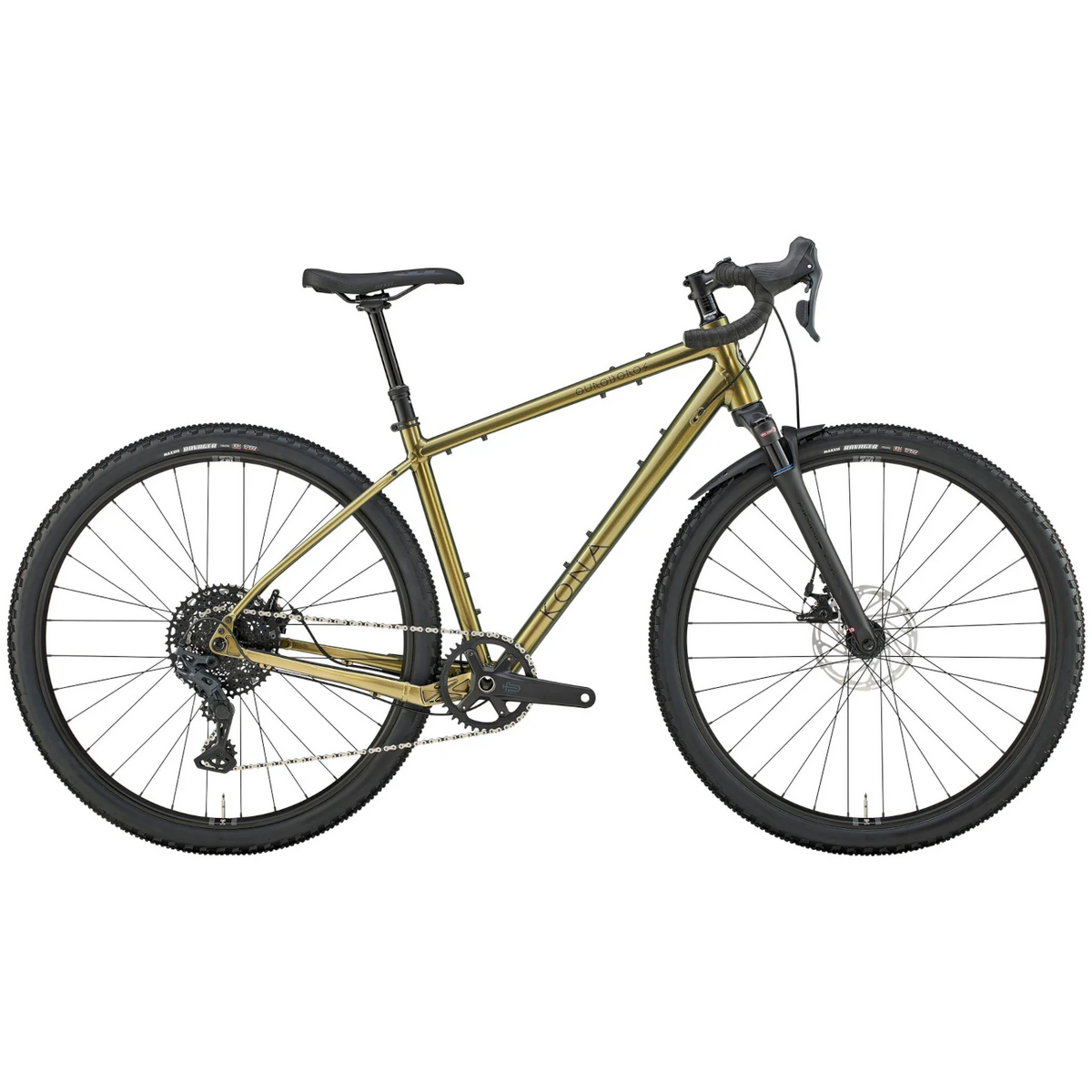 Gravelpyörä KONA Ouroboros AL, Gloss Metallic Turismo Olive (vihreä)