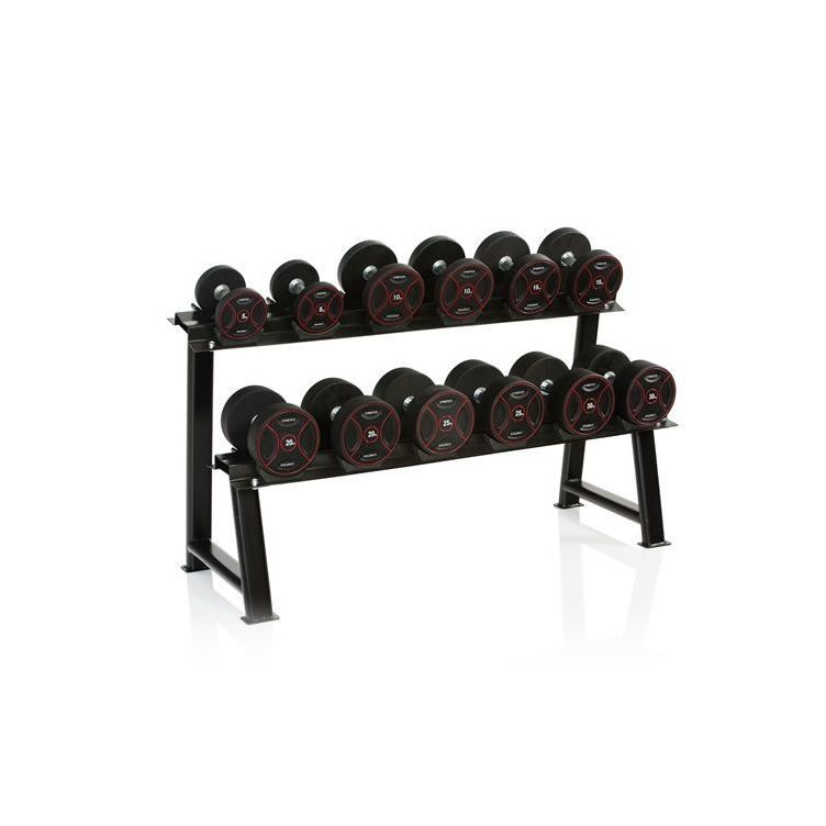 Rack för 6 par Pro Rubber Hantlar