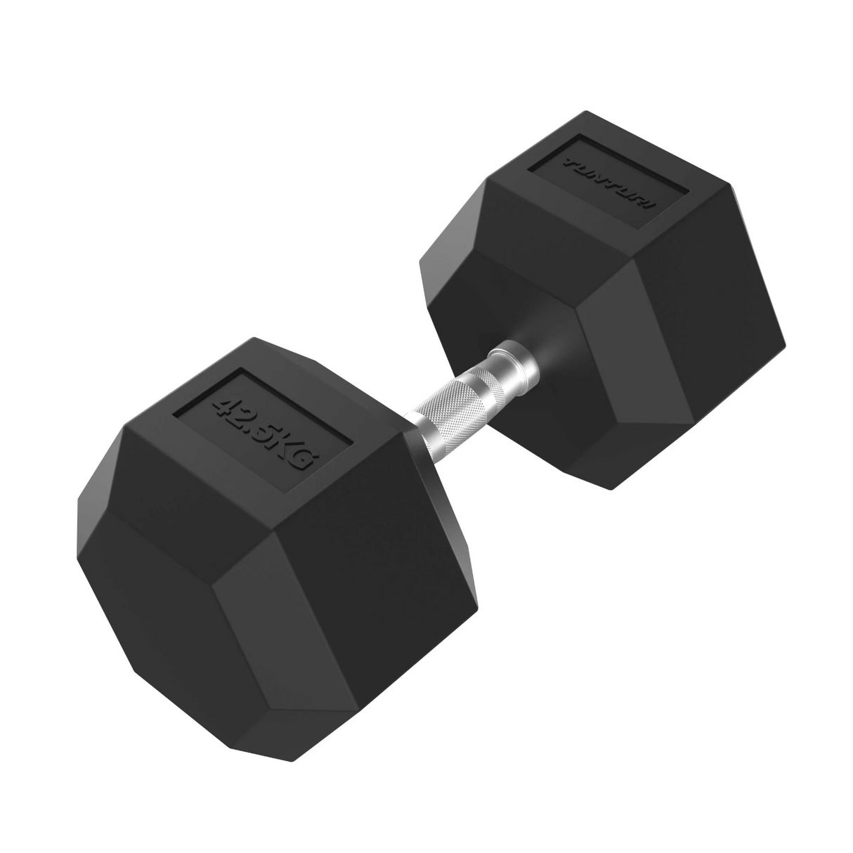 Hantel TUNTURI Platinum Hex Gummibelagd Hantel, 42,5 kg