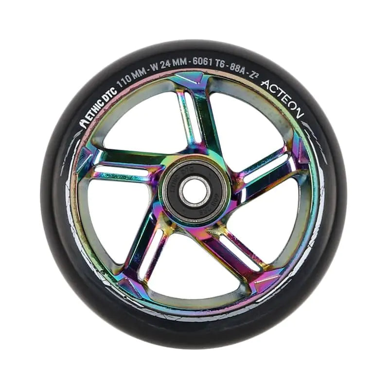 Potkulaudan pyörä Ethic Acteon Wheel 110mm Rainbow