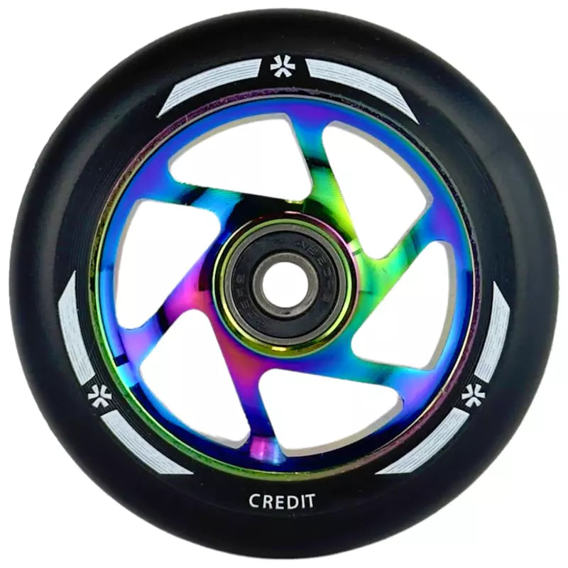 Scootterin renkaat Union Credit V2 Pro Scootterin renkaat 100mm Neochrome/Musta